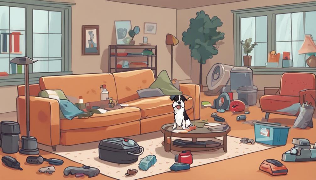 clean home with pets