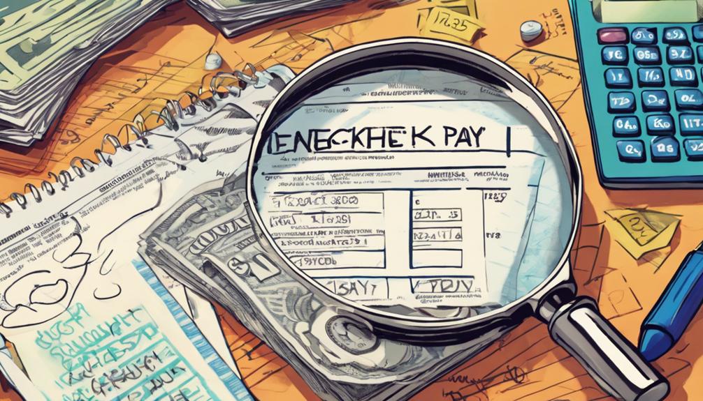 master your paycheck details