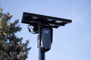 outdoor camera with solar panel